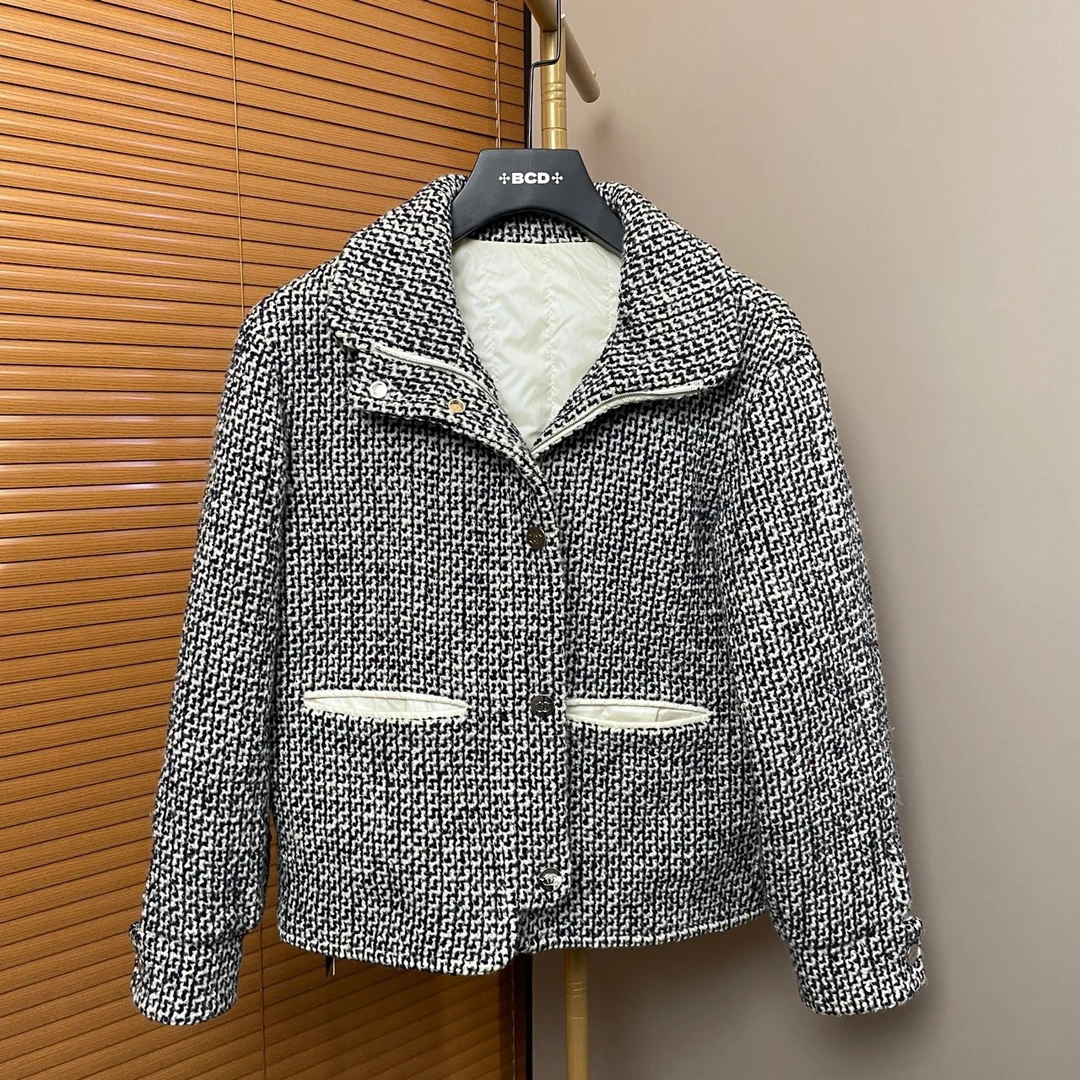 99新 Chanel/香奈儿 楠 双面毛呢外套/99新/34码/500517