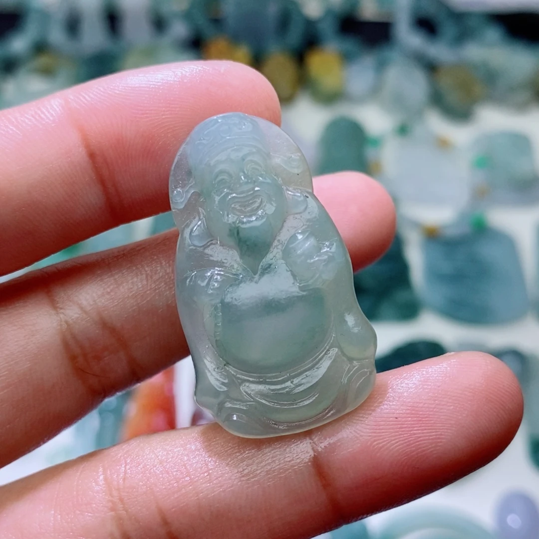 未镶嵌定制翡翠毛货抛光
