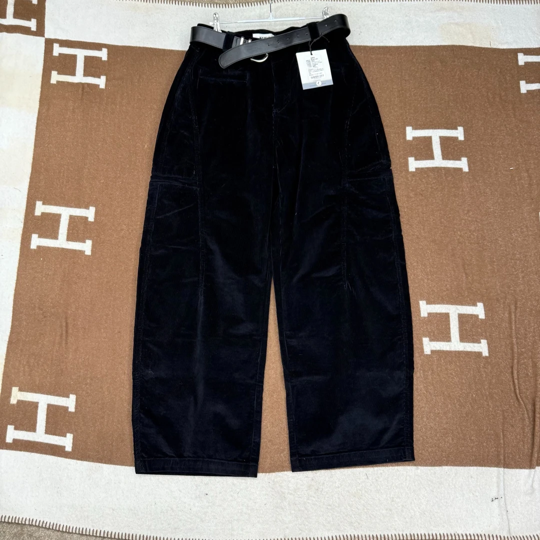 SuSu-309新款灯芯绒休闲百搭直筒裤