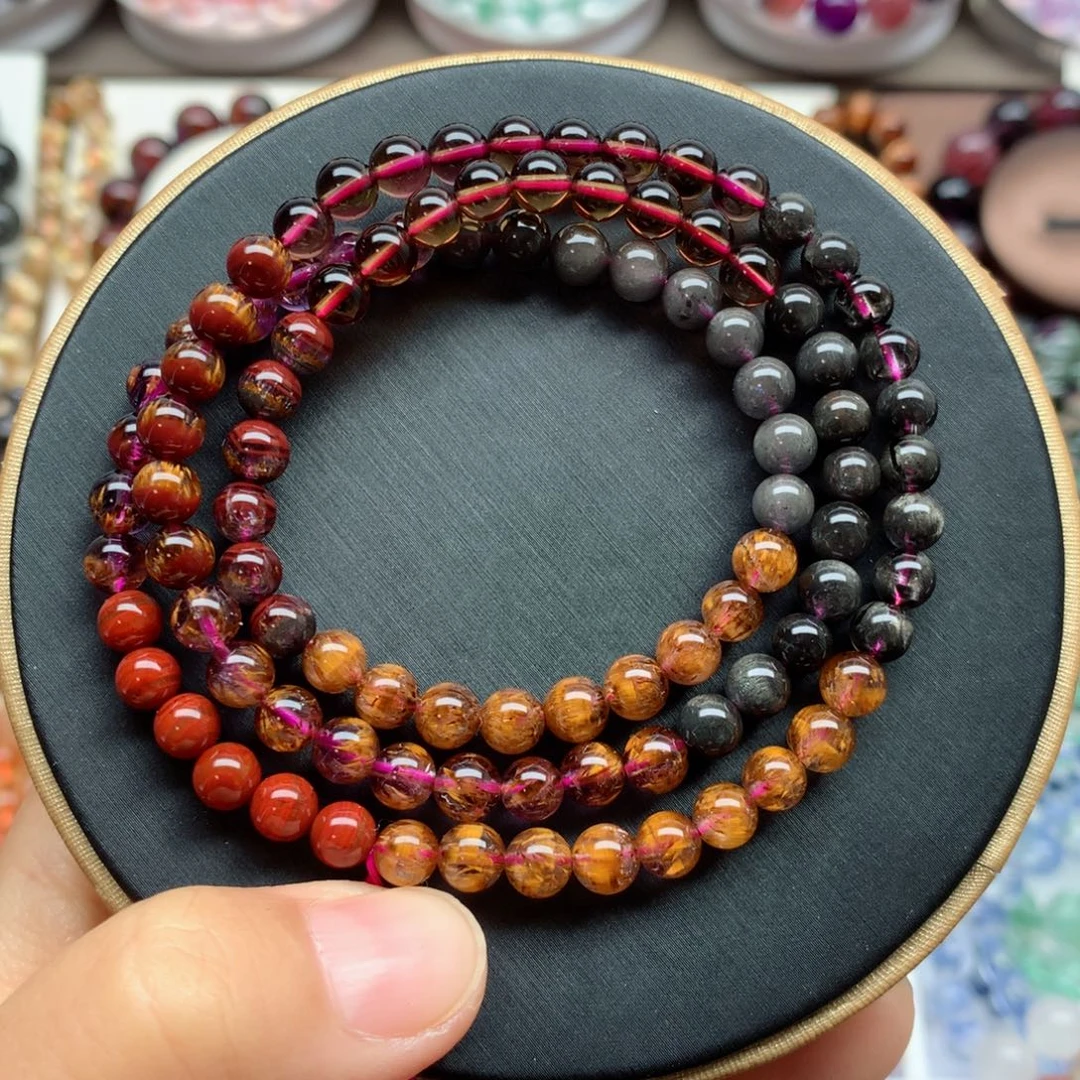 未镶嵌手链水晶极光23多宝5.6