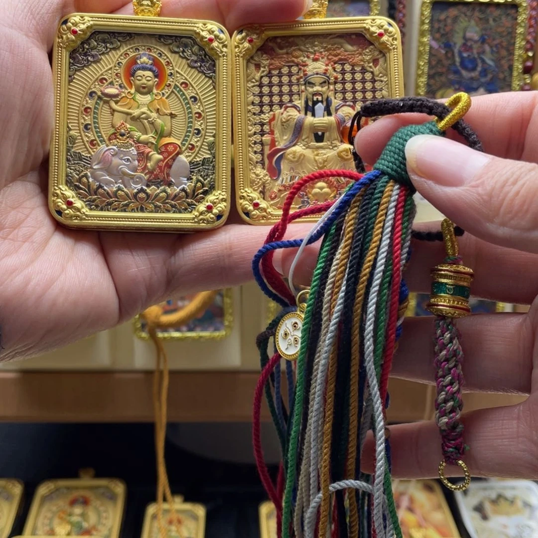 吊坠梵**键唐卡一步到位一步到
