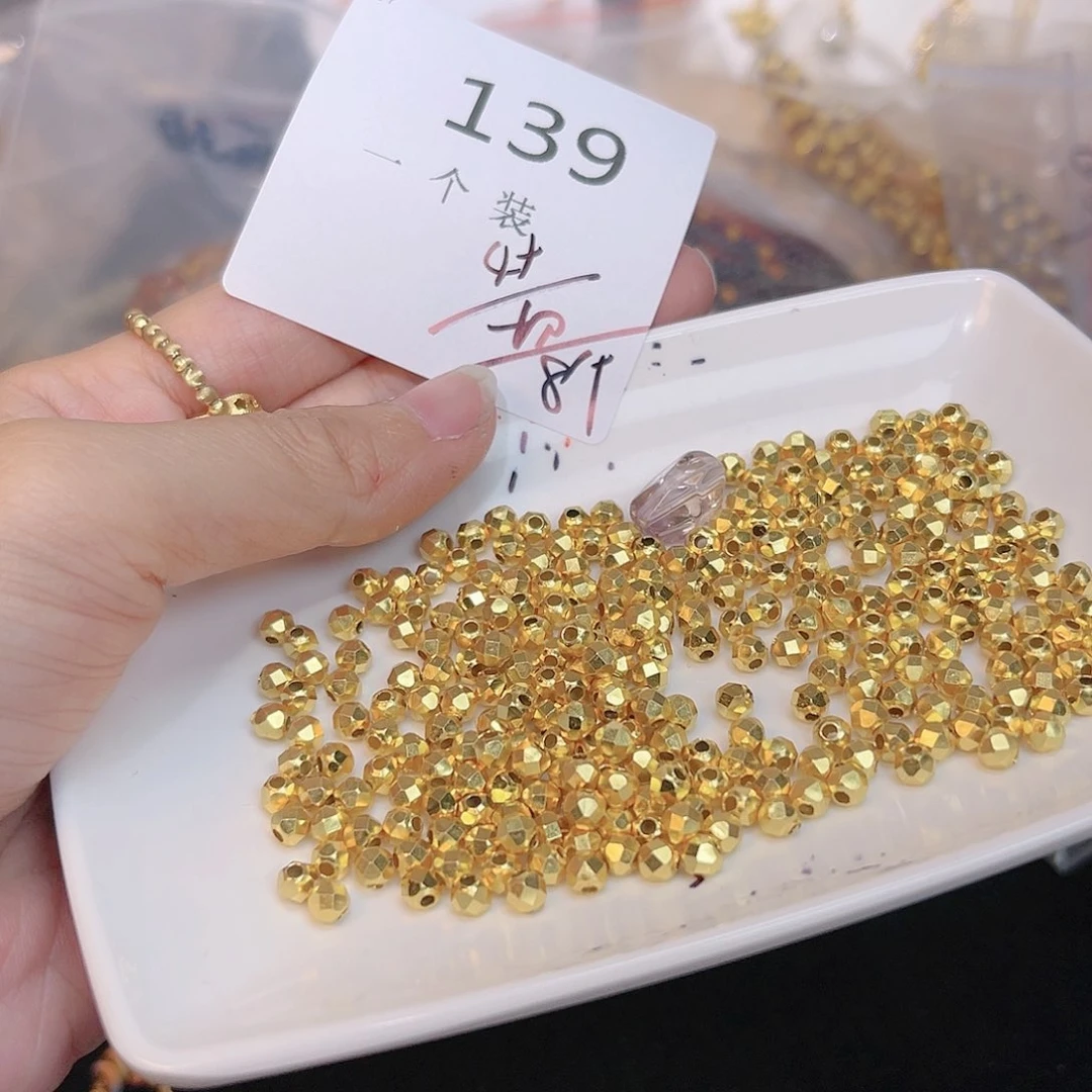 紫晶珠宝半成品银S925镀金镶嵌139