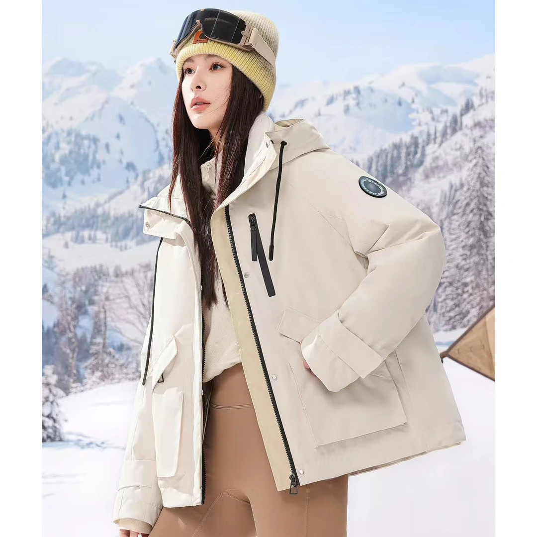 门店14&99！新山系列」90%鸭绒户外登山服工装冲锋衣羽绒服 M14000