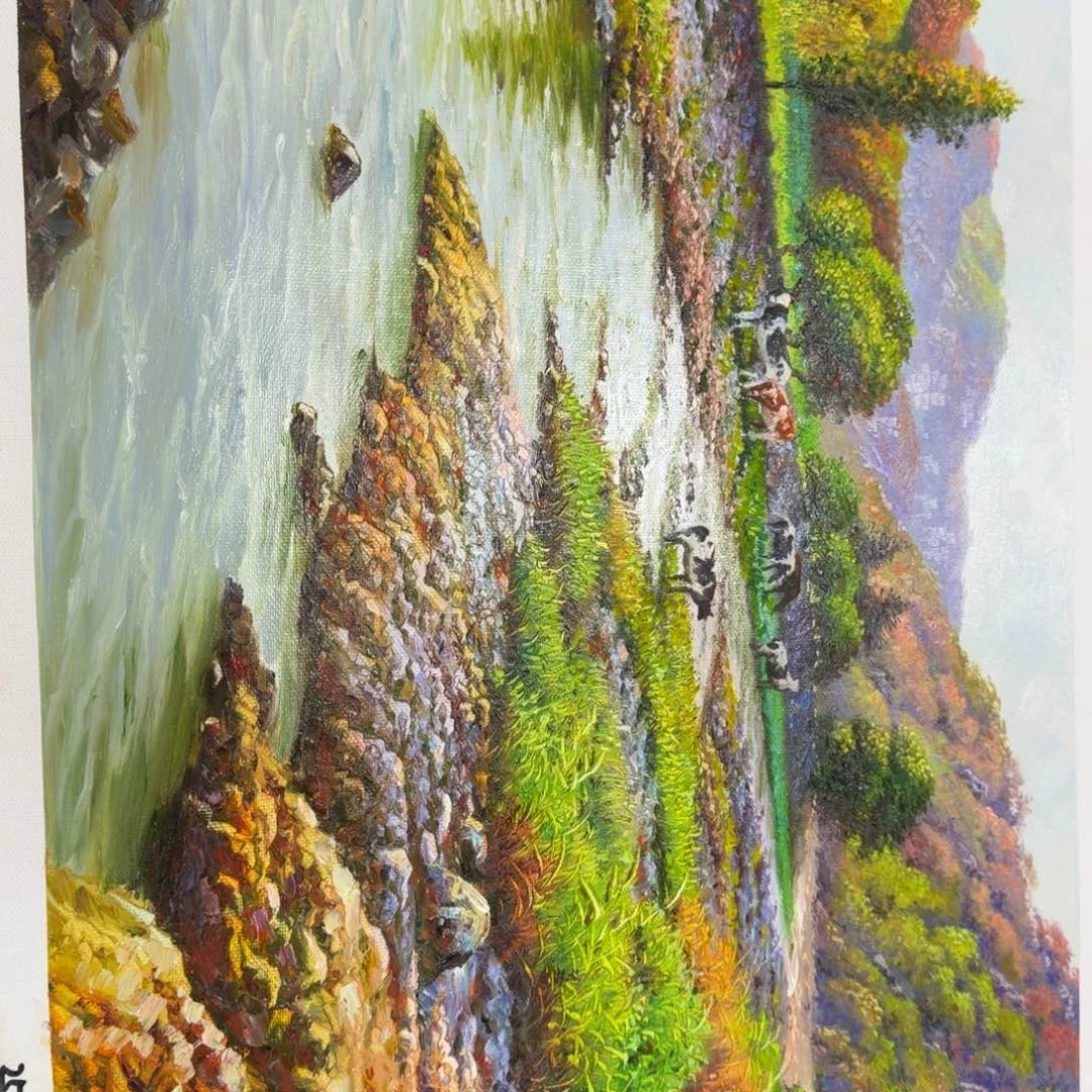 油画在哪呢我现在就