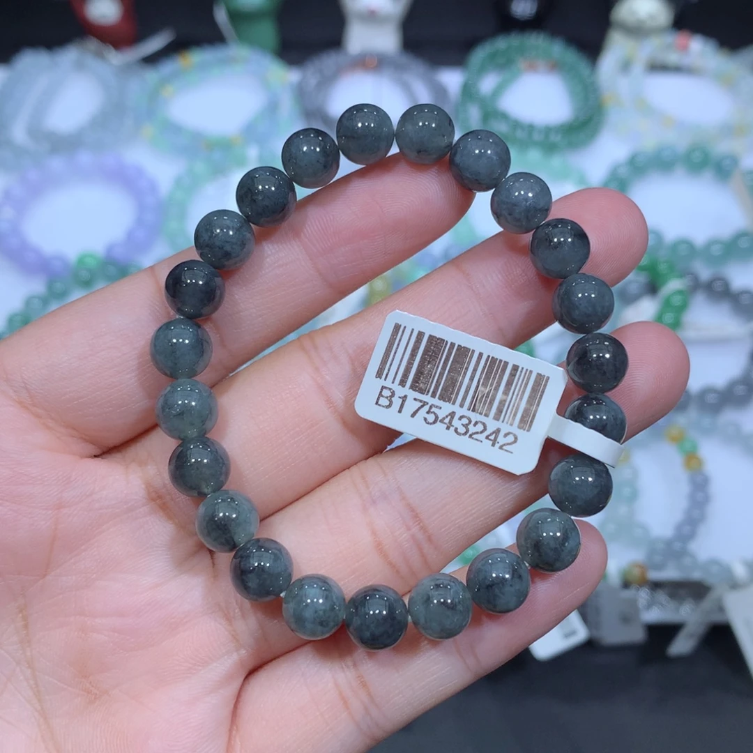未镶嵌手串翡翠天然