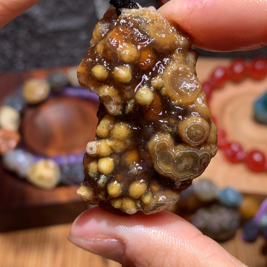 未镶嵌玛瑙/玉髓珠宝半成品