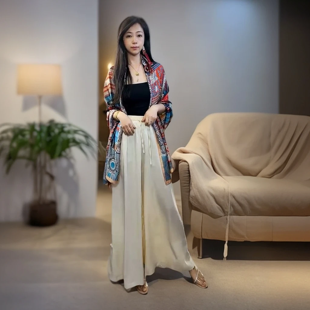 百搭轻奢设计师气质夏季亲肤围巾披肩1189