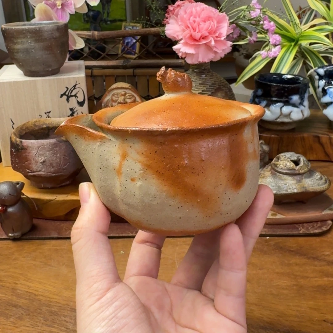 辰***星小山真吾备前烧宝瓶福利一口价