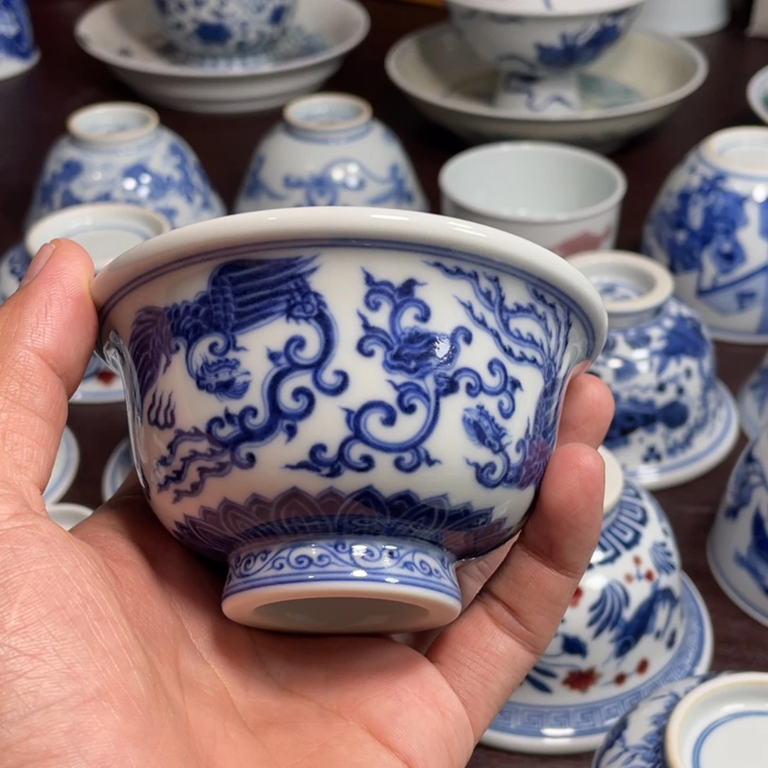 杯景德镇陶瓷现代手工陶瓷茶具