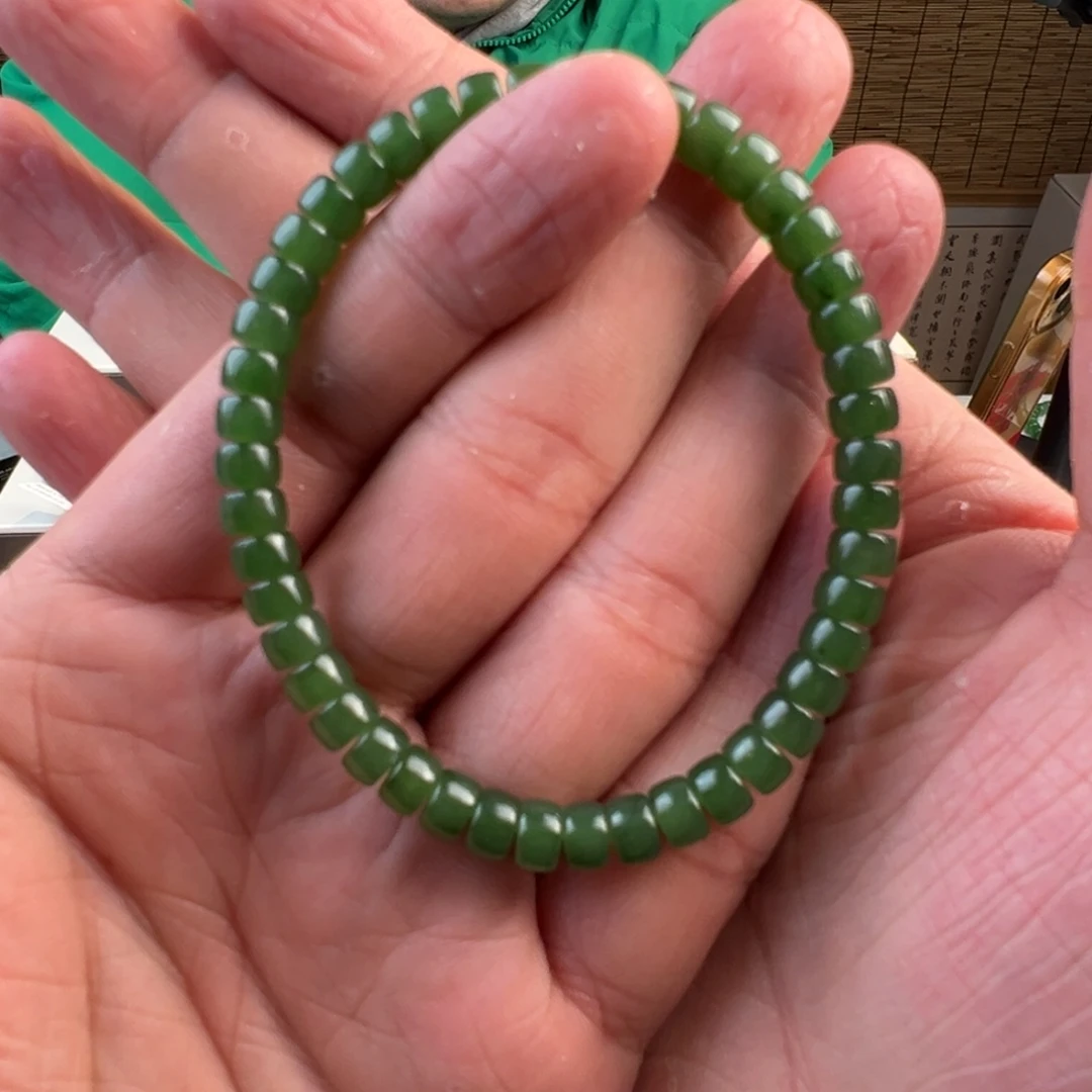 和田玉未镶嵌手链