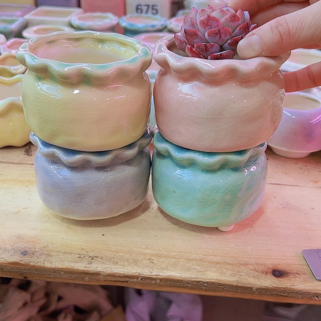 陶瓷花盆当场凑满12包邮