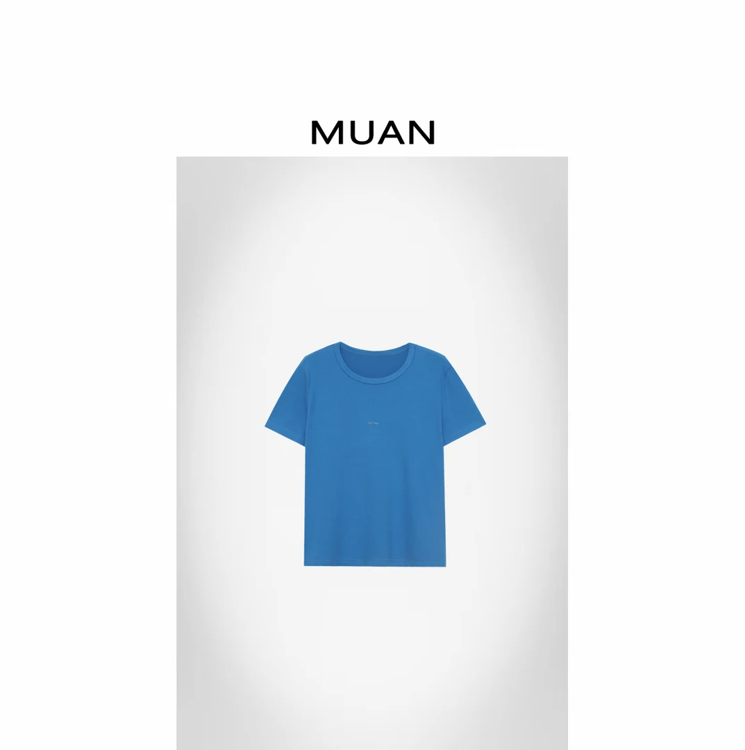 木岸MUAN：《生命力T》定制短袖简约高级百搭打底上衣女X-YJ-25050