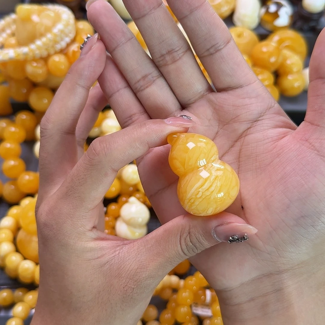 未镶嵌蜜蜡珠宝奇石虎皮葫芦