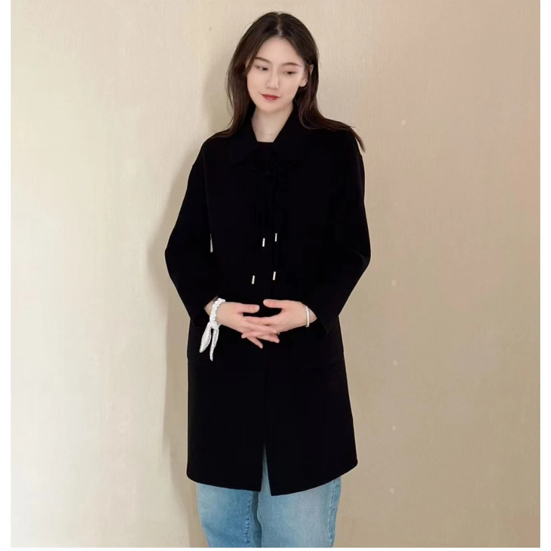 TY5412508回味依衣新款双面羊毛大衣气质优雅高端女装