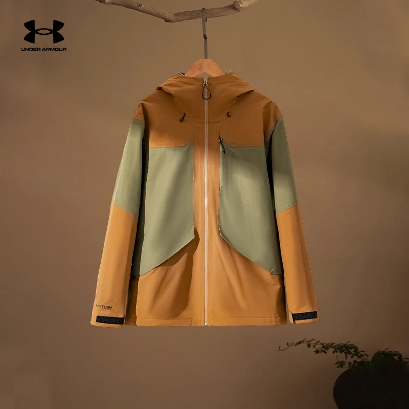 【曾舜晞同款】安德玛UA男子春季三合一运动保暖冲锋衣夹克 1389299