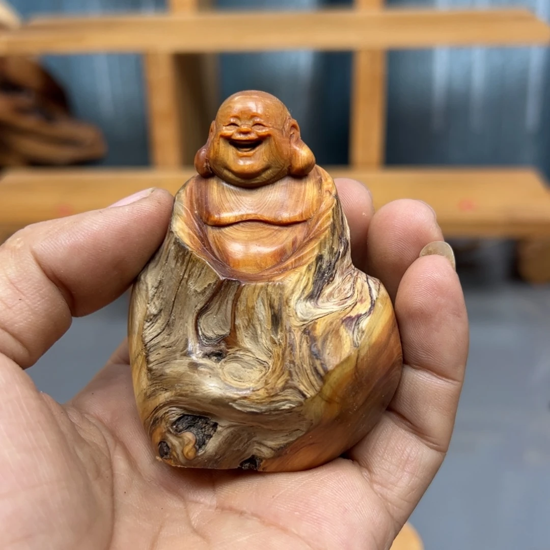 嗯***哼木崖柏木摆件手把件