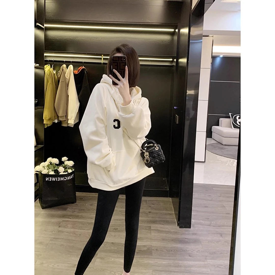 早秋卫衣女春秋薄款宽松2025新款韩系独特绝美慵懒风巨好看上衣