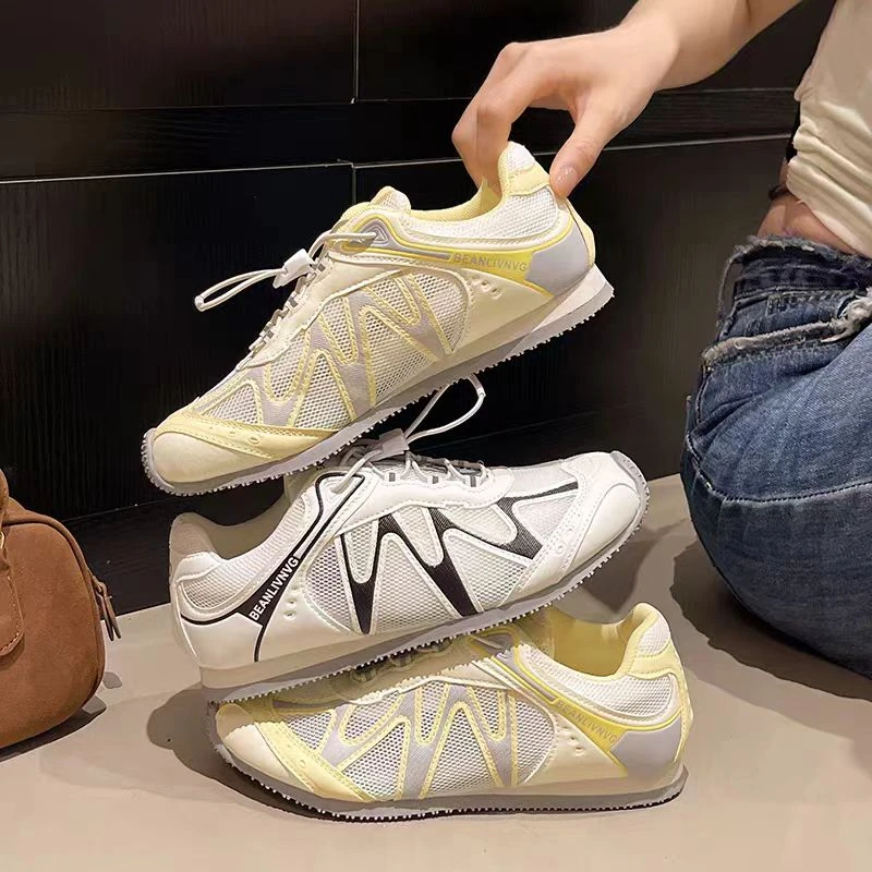 运动休闲板鞋2025年春季新款厚底德训鞋阿甘鞋休闲运动鞋平底