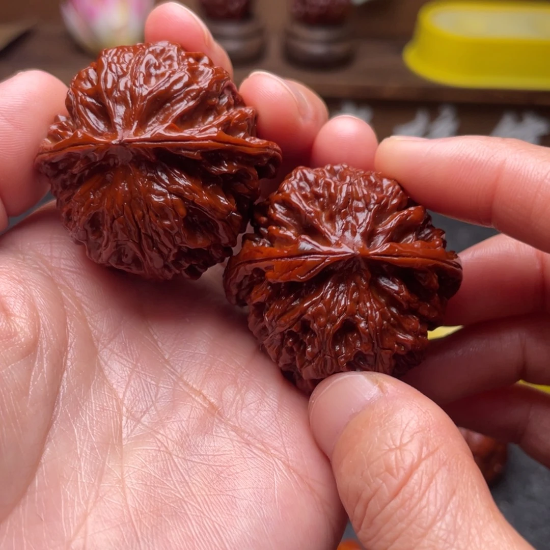 你***吗文玩核桃吊坠文玩核桃 手把件 苹果圆 41