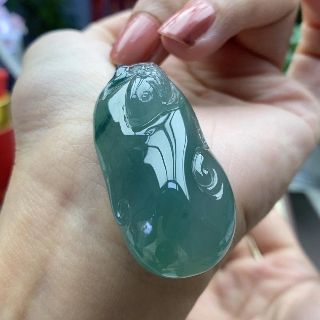 翡翠未镶嵌颈饰吊坠31