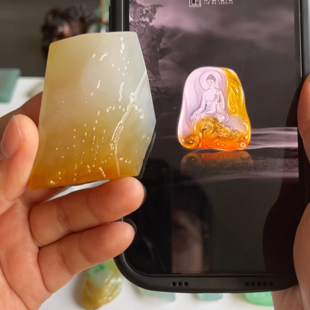 定制翡翠未镶嵌包工