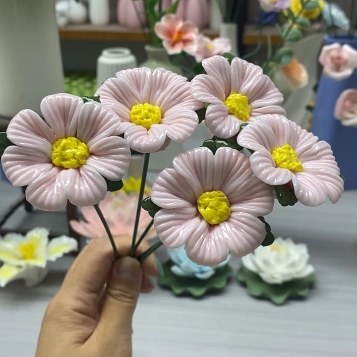 陶瓷陶瓷材料小雏菊
