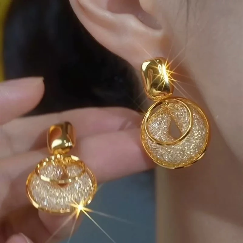 KISS MAX 圈圈耳环高级复古时尚耳饰（38415）