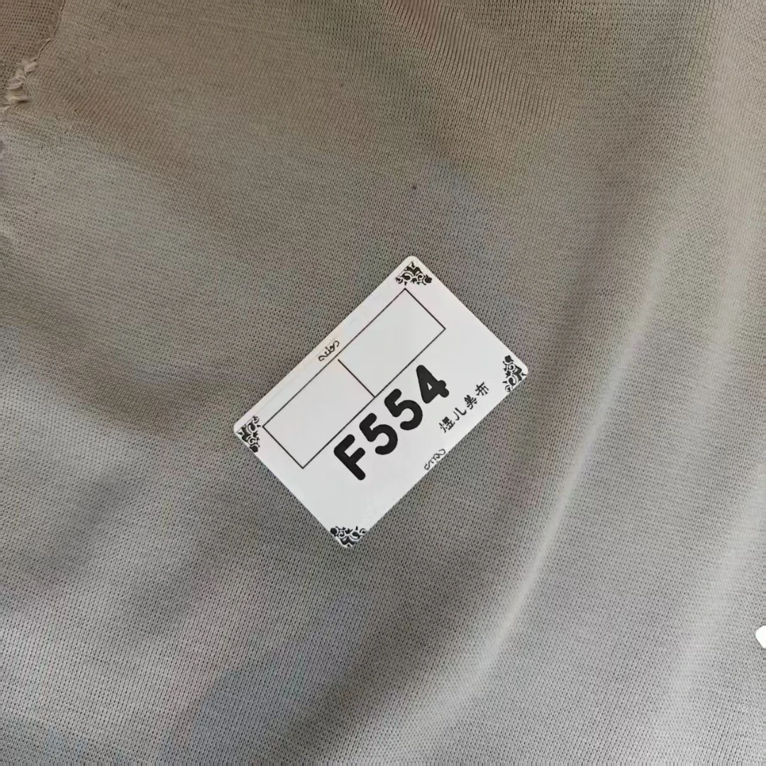 554浅卡其莫代尔棉加厚一比一螺纹布料