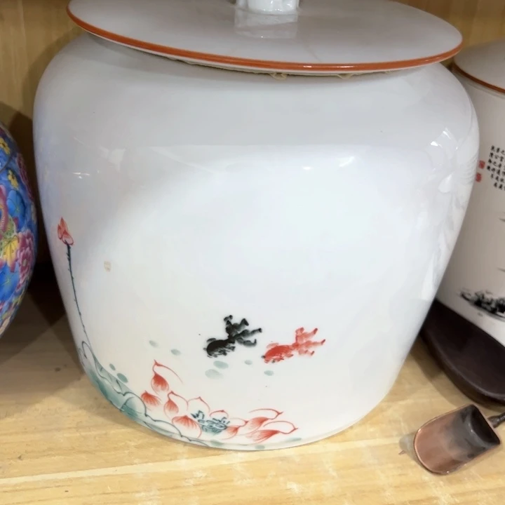 瑕疵福利品陶瓷茶叶罐