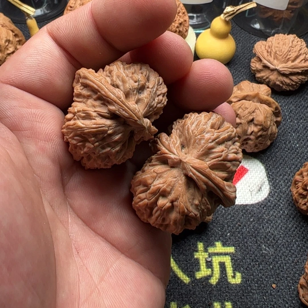 文玩核桃吊坠白狮子半壁江山全品