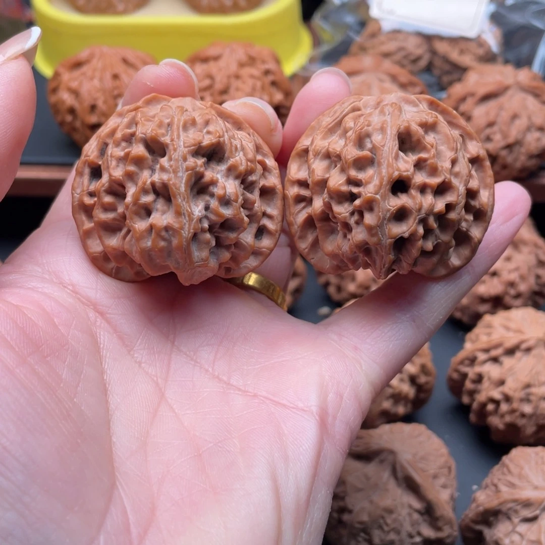 文玩核桃把件苹果42