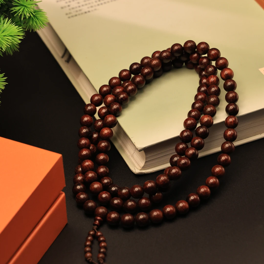 A003275小叶紫檀原汁原味1.0*108颗