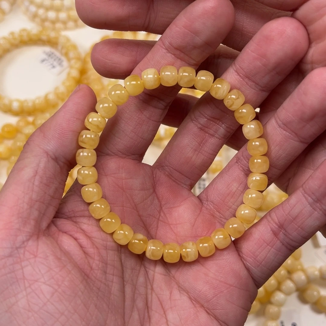 蜜蜡手串未镶嵌?****饭蜜蜡手串7