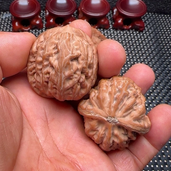吊坠文玩核桃红锦鲤