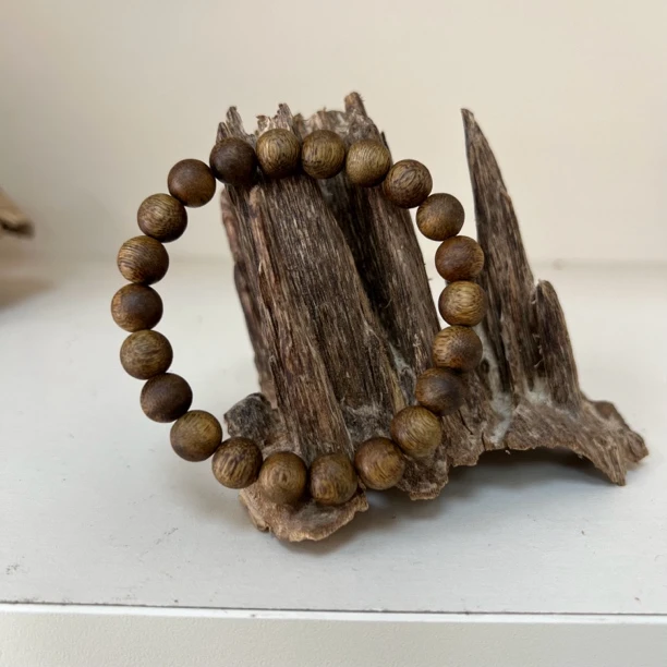 沉香海南楠单圈圆珠文玩手串多样性发其一