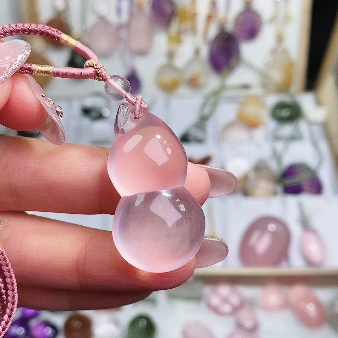 未镶嵌水晶吊坠(赠链)