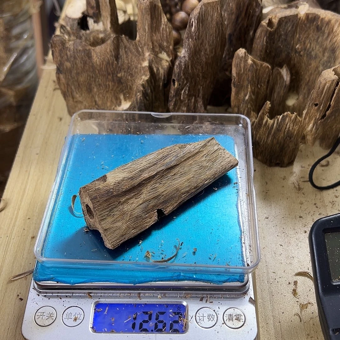 香料绿奇楠虫漏12克金沙叶