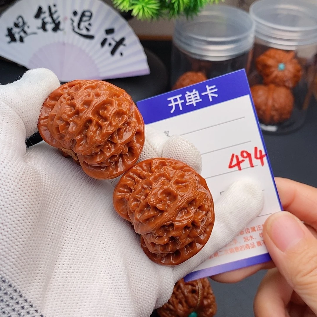 文玩核桃把件43宫灯494