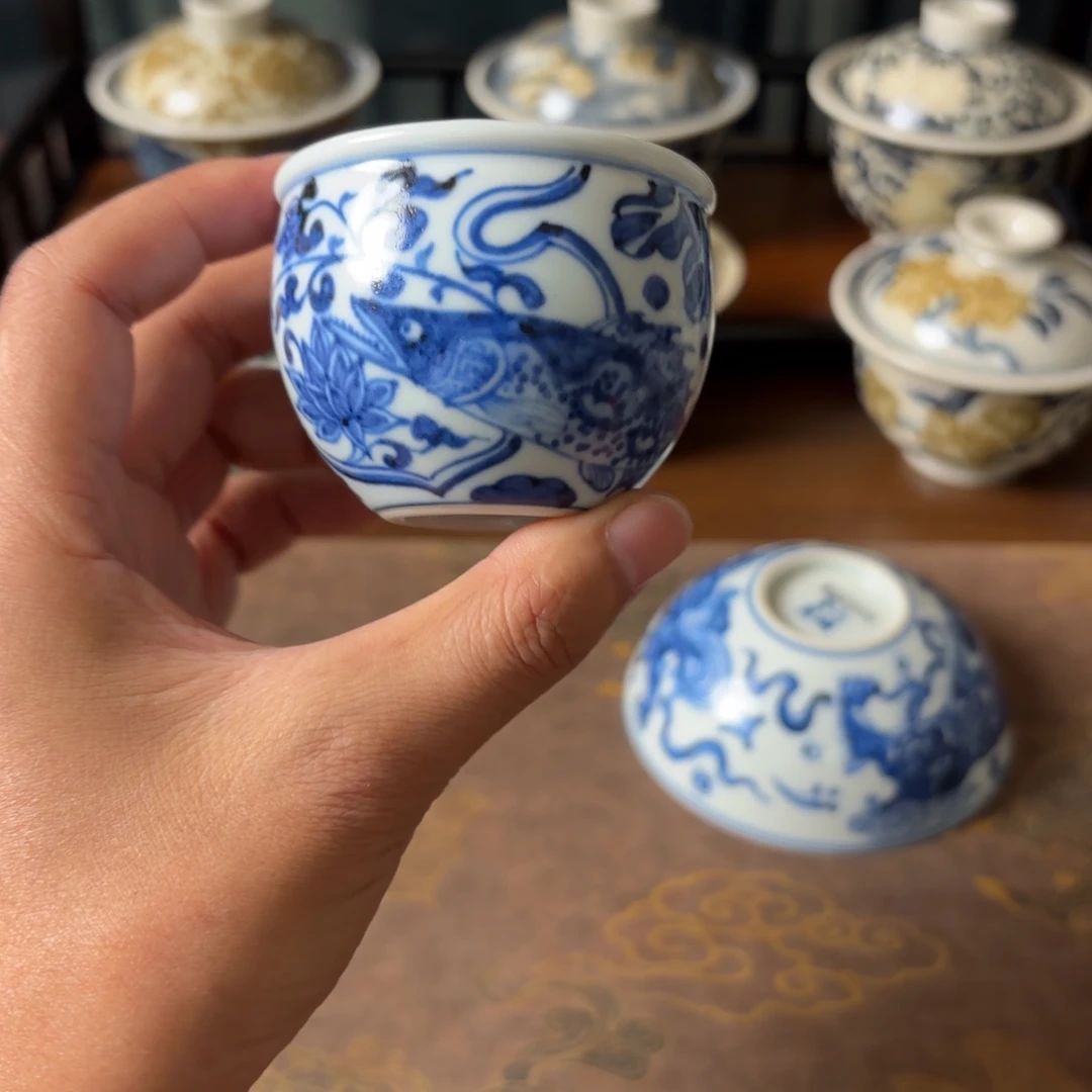 摆件景德镇手绘茶器