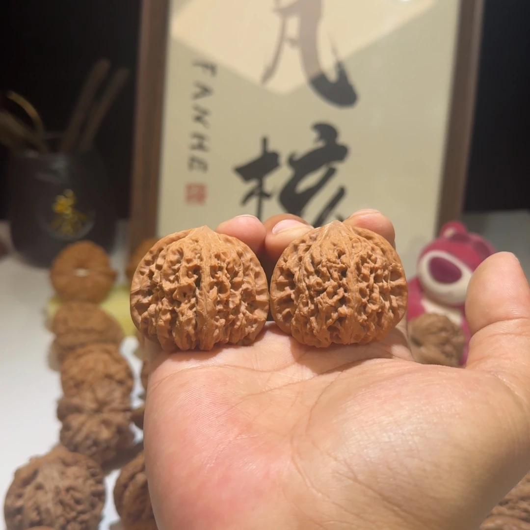 文玩核桃吊坠43尺寸平谷凹底