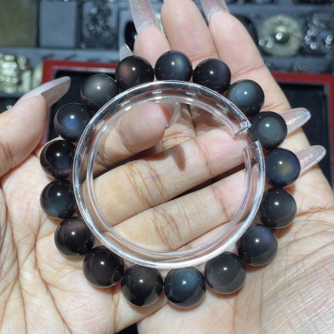 【闪购商品】未镶嵌黑曜岩手串用****5