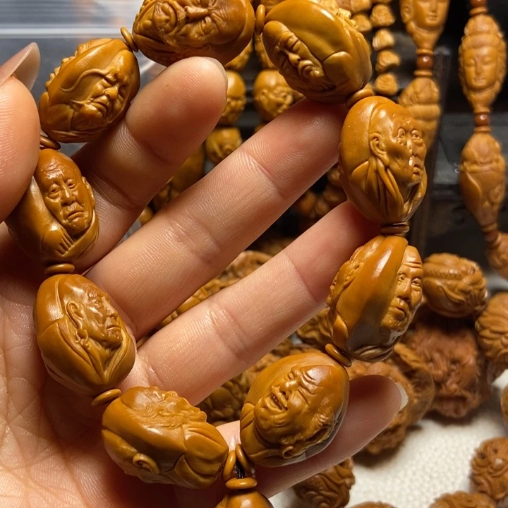 【闪购商品】橄榄核手串/手链༺****三丰罗汉