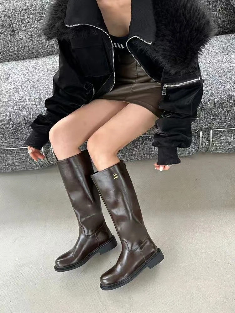 928-XZ时尚棕色长靴