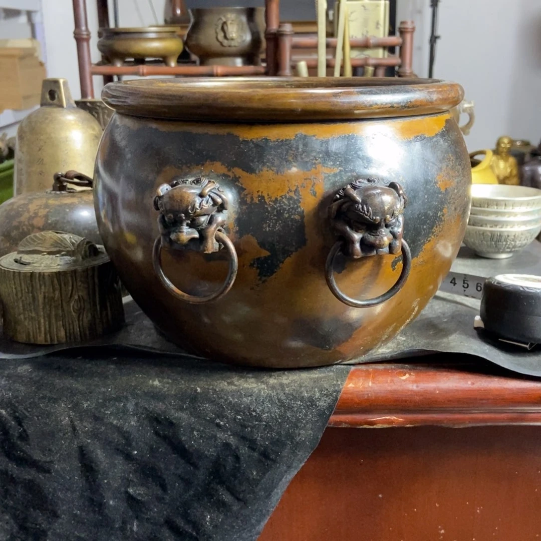 铜器工艺品摆件香炉摆件