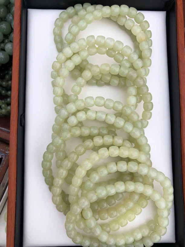 小艺珠宝和田玉黄口直切手串 02 9032 多样性发货拍一发一