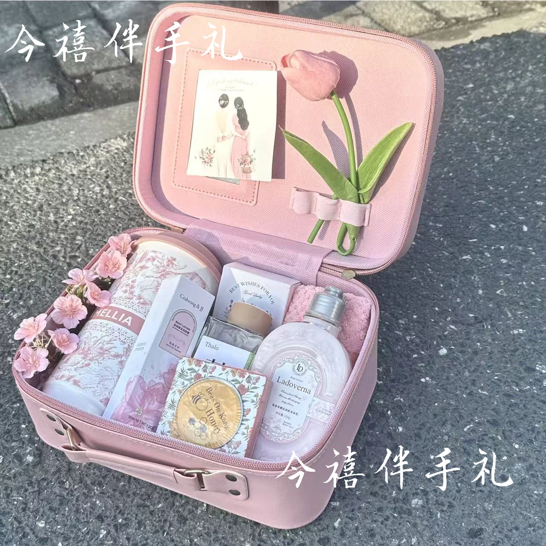 【工厂直销】伴手礼女伴娘高档实用礼物小众高级结婚手提包化妆包