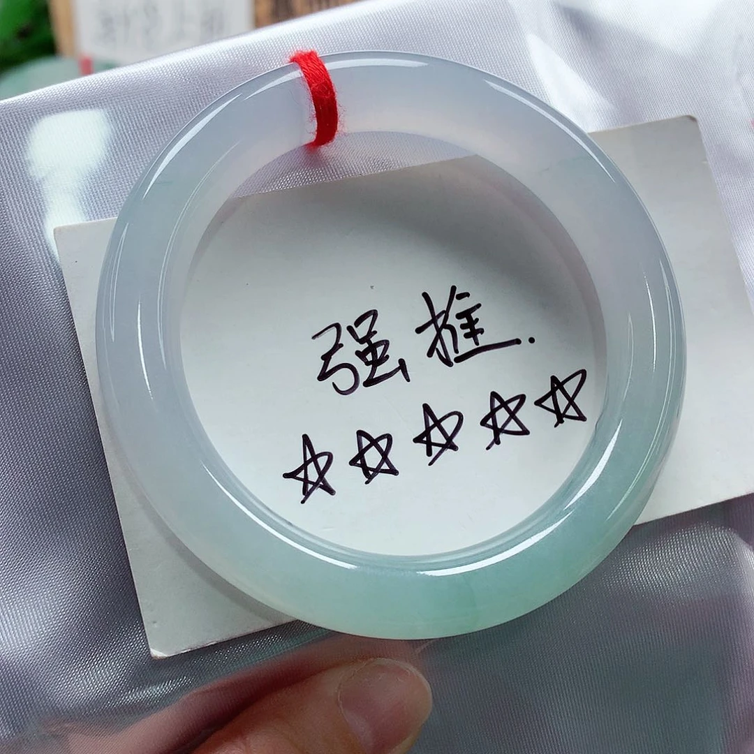 未镶嵌手镯（圆镯）翡翠天然A货翡翠手镯，106号