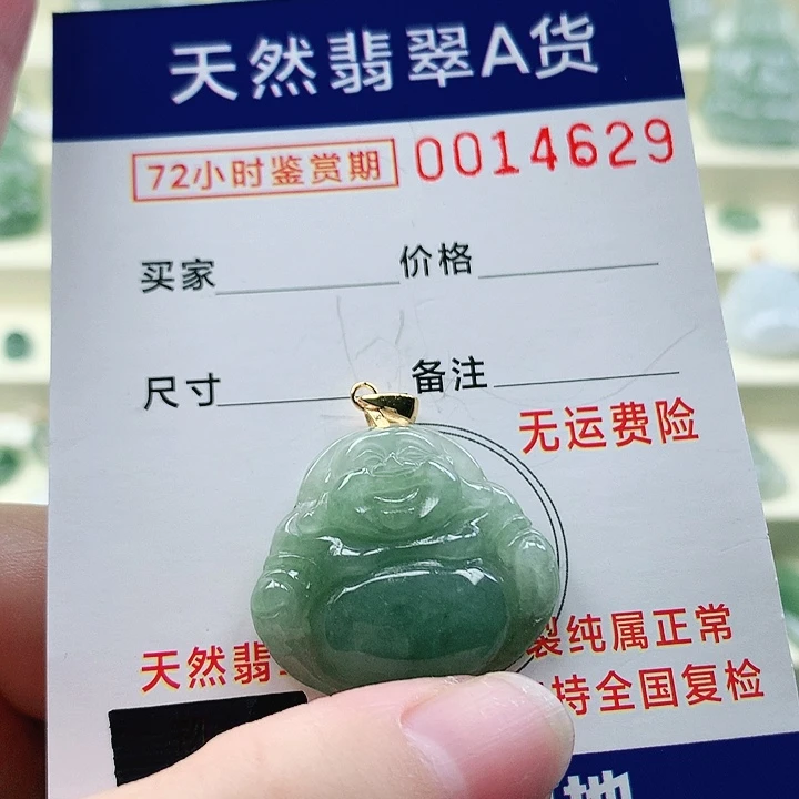颈饰未镶嵌翡翠吊