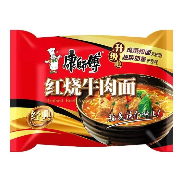 康师傅红烧牛肉袋面100g/袋