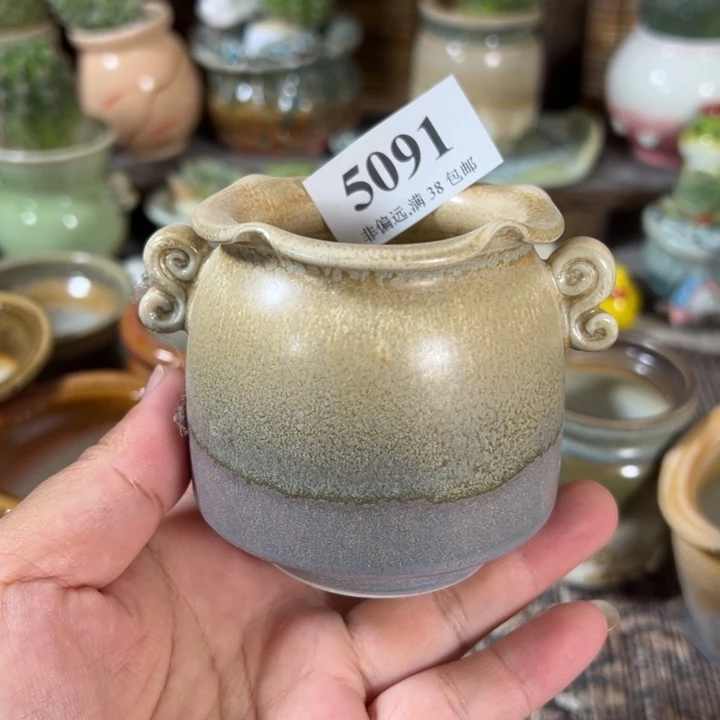 口5 手工花盆满30包邮